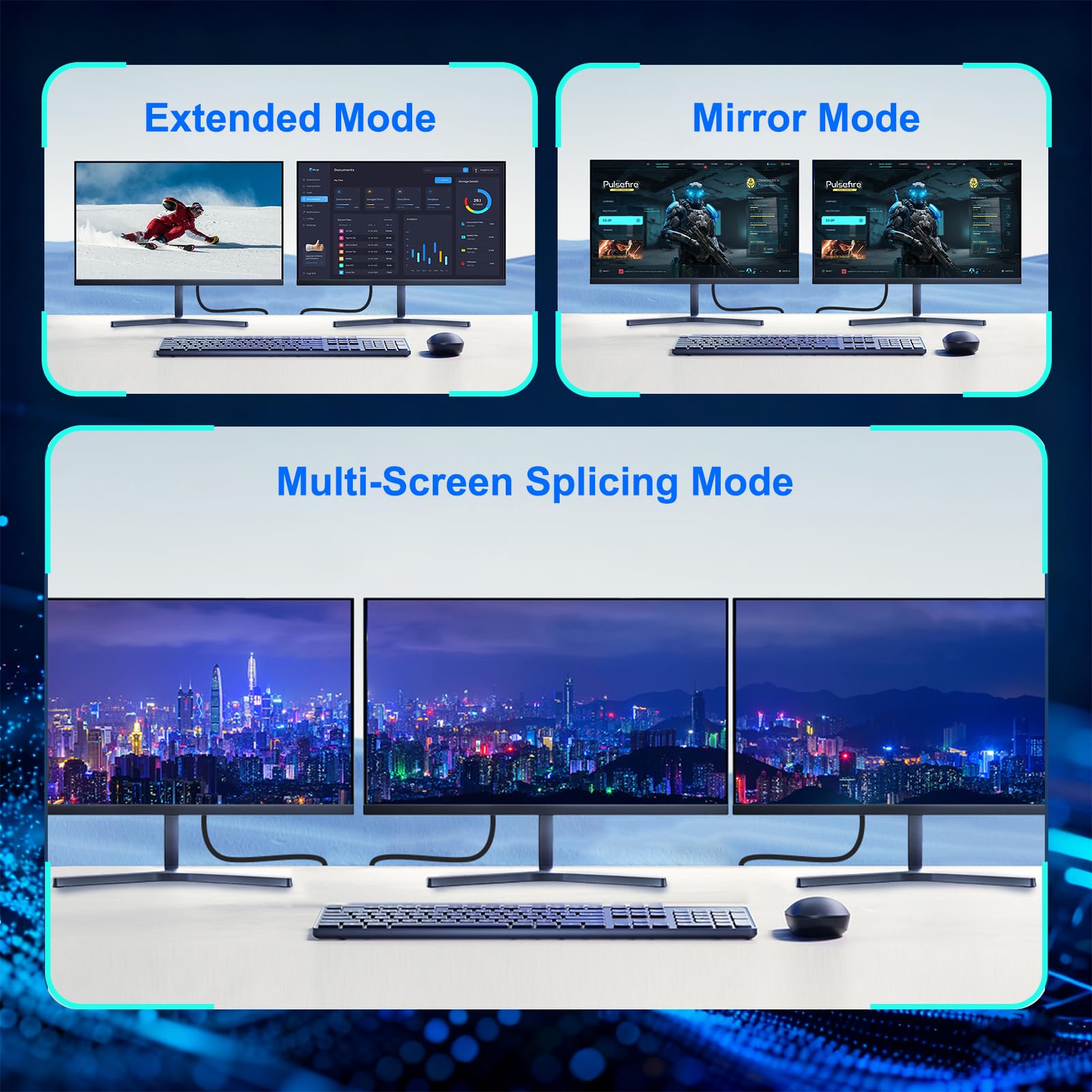 DP 1.4 Display Port Cable 15 ft/1 Pack, supporto 8K @ 60Hz, 4K @ 240Hz, 32.4Gbps per HDTV, display, monitor, grafica, PC