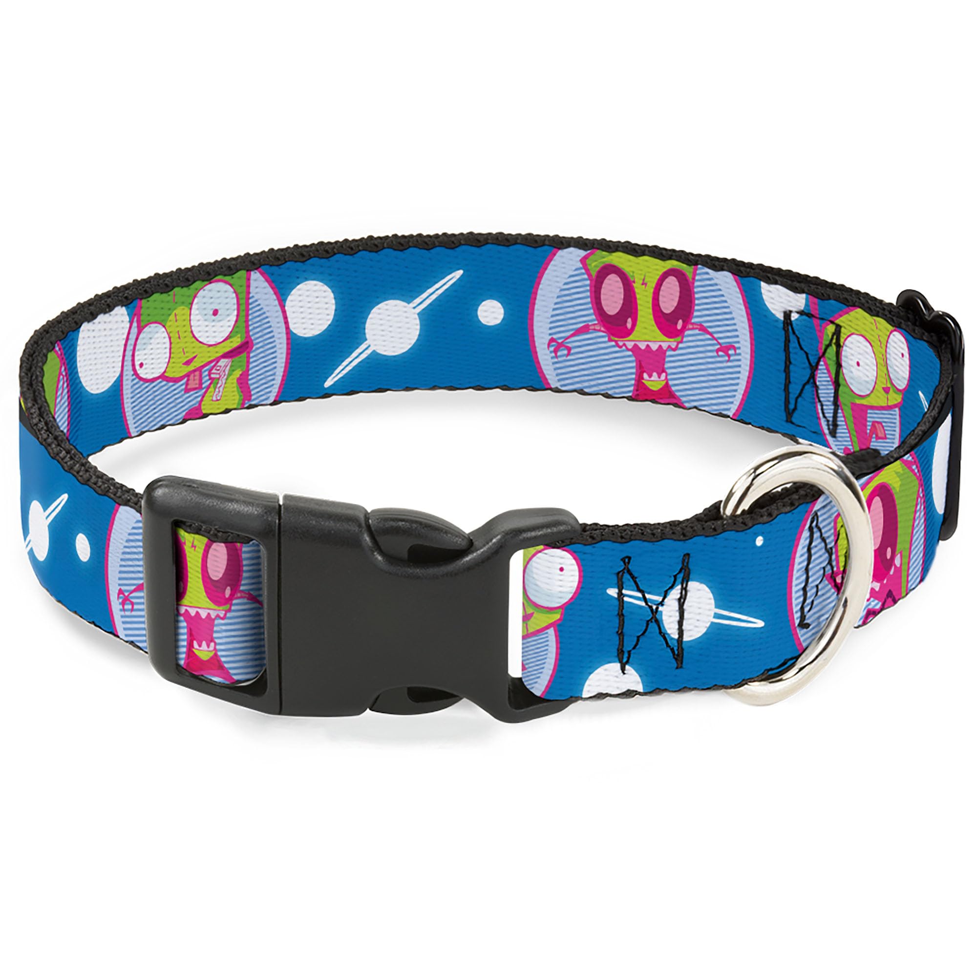 Collier pour chien Invader Zim large pour sécuriser les balades quotidiennes des grands chiens
