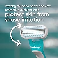 Vista 4 de Gillette Venus Tropical Women's Disposable Razor, 3 Count