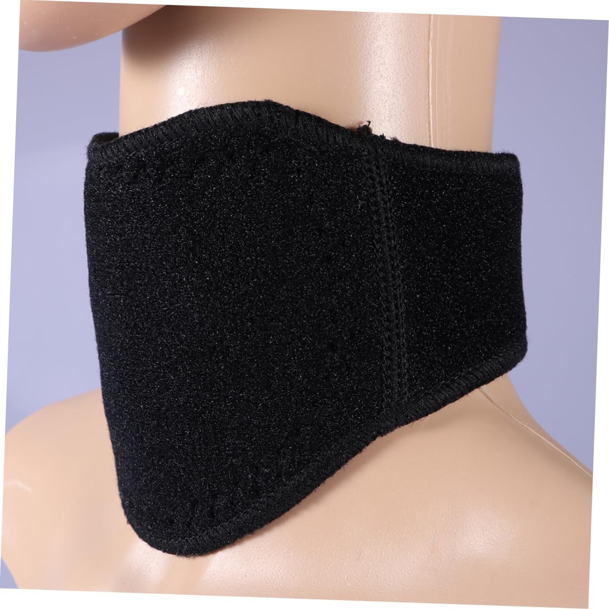 Tourmaline Magnetic Neck Brace Self-Heating Cervical Support for and Breathable Design for Daily Use Travel and Office Black