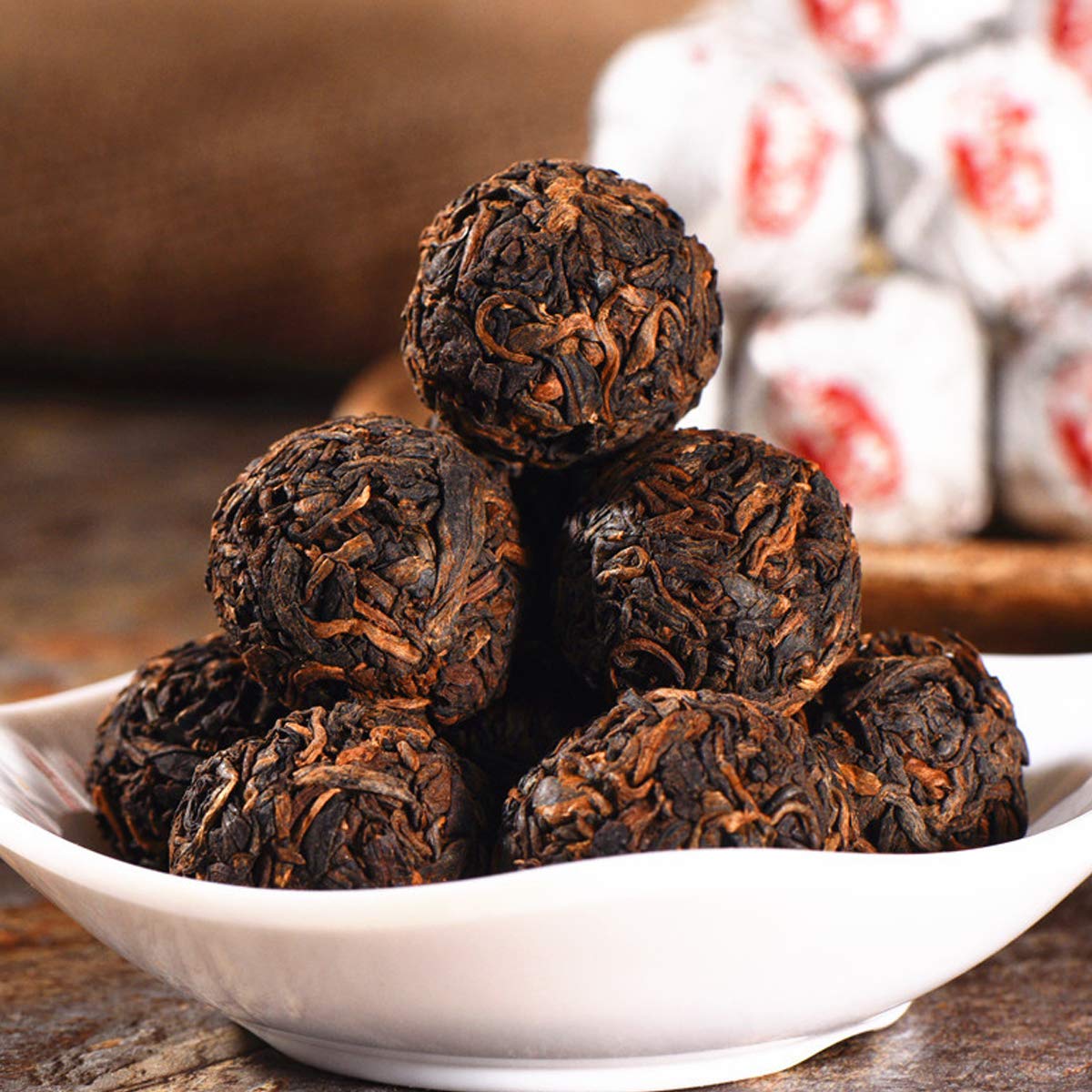 50g-500g Puerh Schwarztee Gekochter Tee Puer Tuo Cha Erstklassige Mini Auster Yunnan (500g)