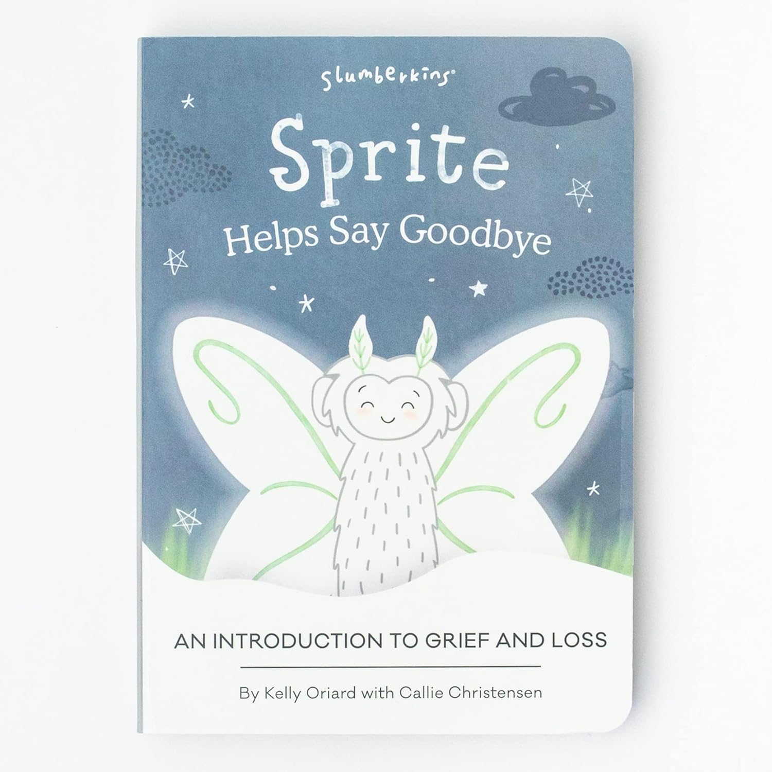 Slumberkins 14" Sprite Kin & 2 Board Books Complete Set Bundle | Supports Grief & Loss, Acceptance & Resilience | Social Emotional Tools for Ages 0+ (Sprite Kin Plush + 2 Board Books)