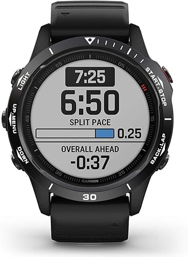 Anillo de bisel para reloj Garmin Fenix 6X6X Pro, KTAB Premium acero inoxidable reloj bisel anillo adhesivo cubierta anti arañazos y colisión