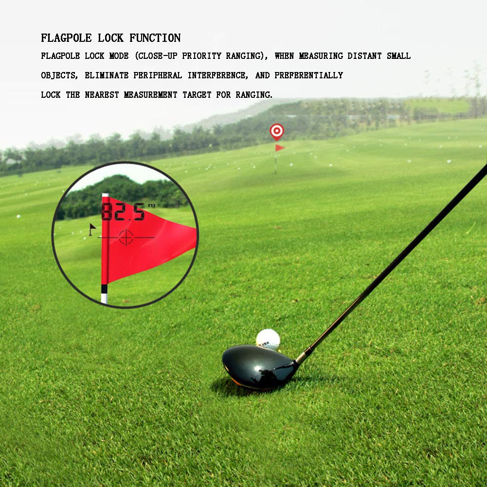 AIZYR Télémètre Laser, Télémètre Chasse - Infrarouge De Poche Règle Électronique De Haute Précision, Mini Portable, Compensation Balistique De Golf, Mesure Rapide