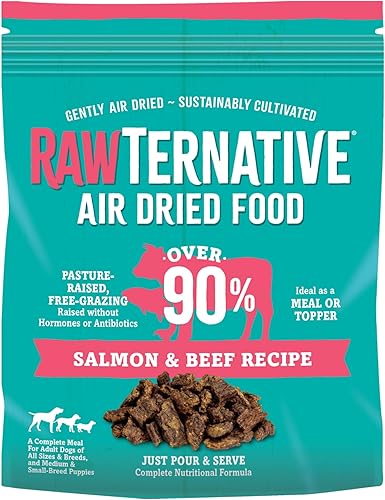 Miniatura 12 de RawTernative - Alimento para perros secado al aire, alto en proteínas, más del 90% carne de res real y órganos de res + mejillones verdes de Nueva