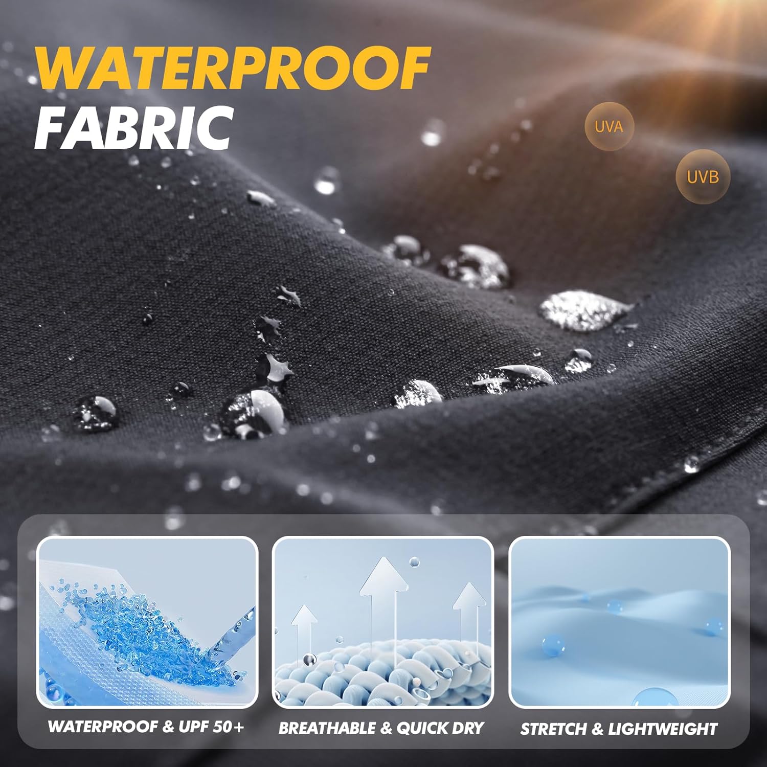 Ally Mens Mountain Bike Shorts 4D Padded Bike Shorts Baggy Cycling Biking Bicycle Biker Shorts Loose-fit with 6 Pockets - Image 5