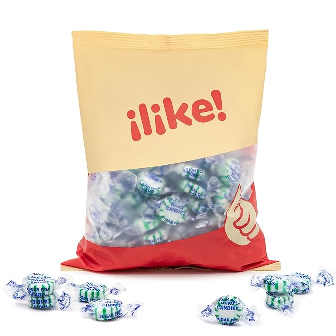Caramelos Duros Sugar-Free Starlights Sabor Spearmint, Paquete de 1 Libra miniatura 3
