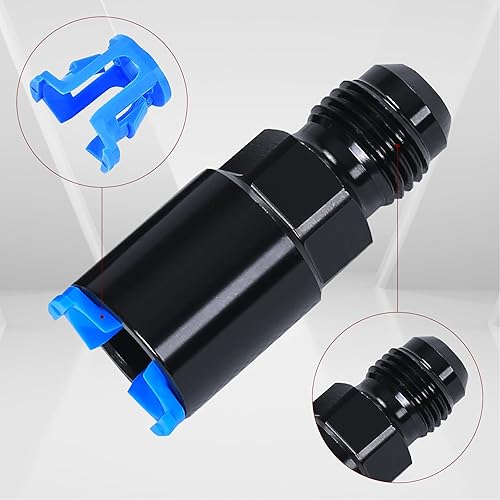 Miniatura 2 de FGJQEFG Accesorios de adaptador de riel de combustible de alimentaciónretorno -6AN EFI AN6 Push ON compatibles con LT1 LT4 LS1 LQ4 LQ9