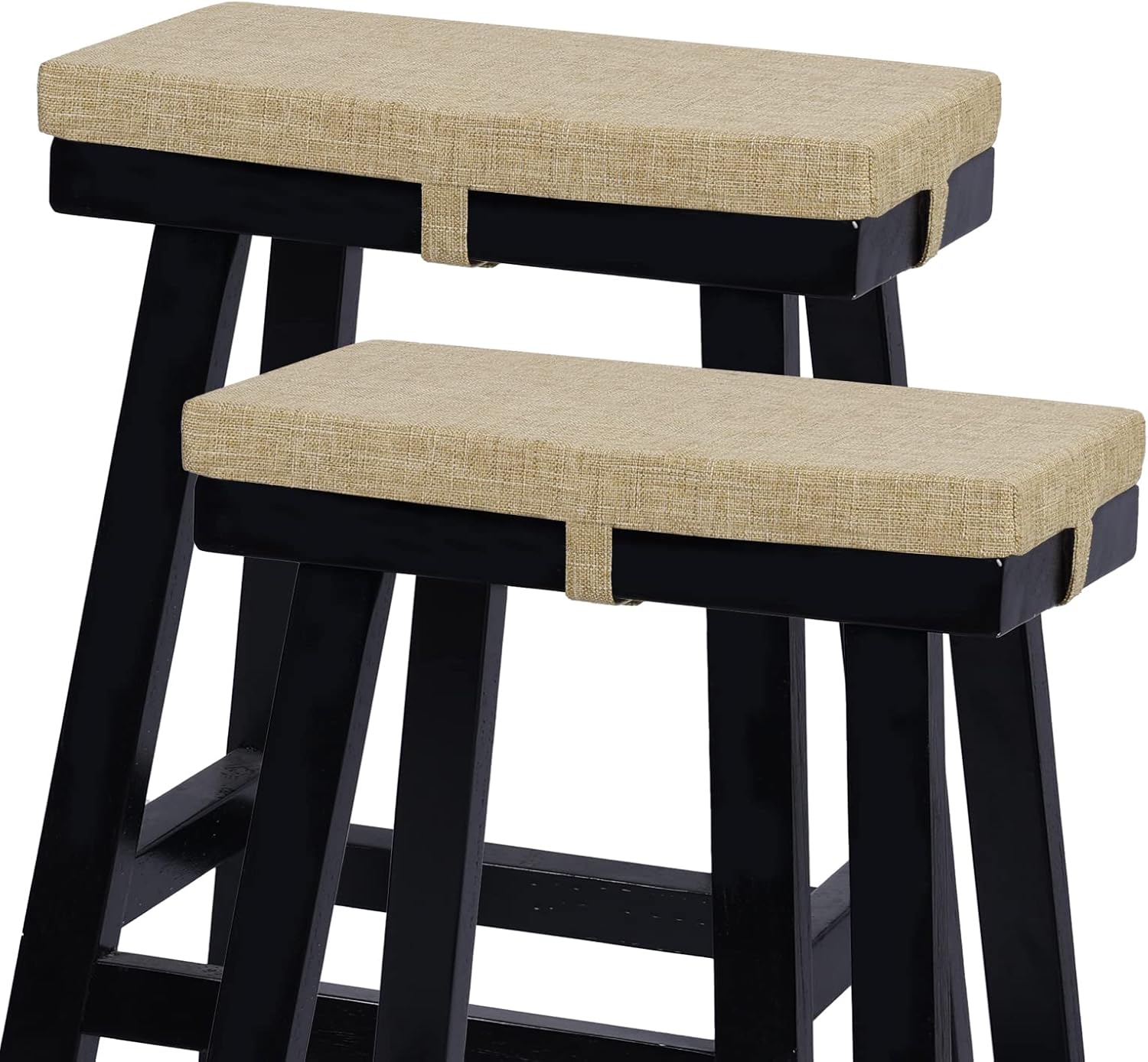 baibu Rectangle Bench Stool Cushion Set of 2, NonSlip