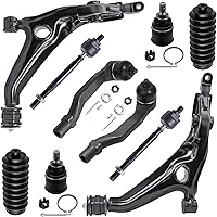 Vista 89 de Detroit Axle - Kit de suspensión delantera RWD de 10 piezas para Chevy GMC Silverado Sierra 1500 1999-2006, 2 brazos de control superior, 2 rótulas