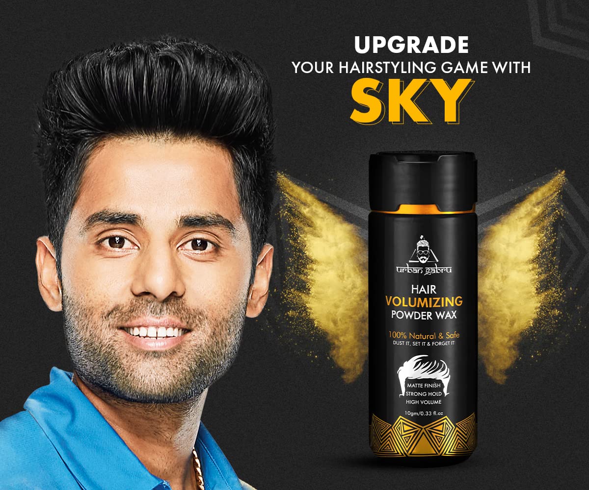 Urbangabru Hair Volumizing Powder Wax (10 GM) & Infinity Hair Wax (100 GM) – Hair Styling Combo Kit