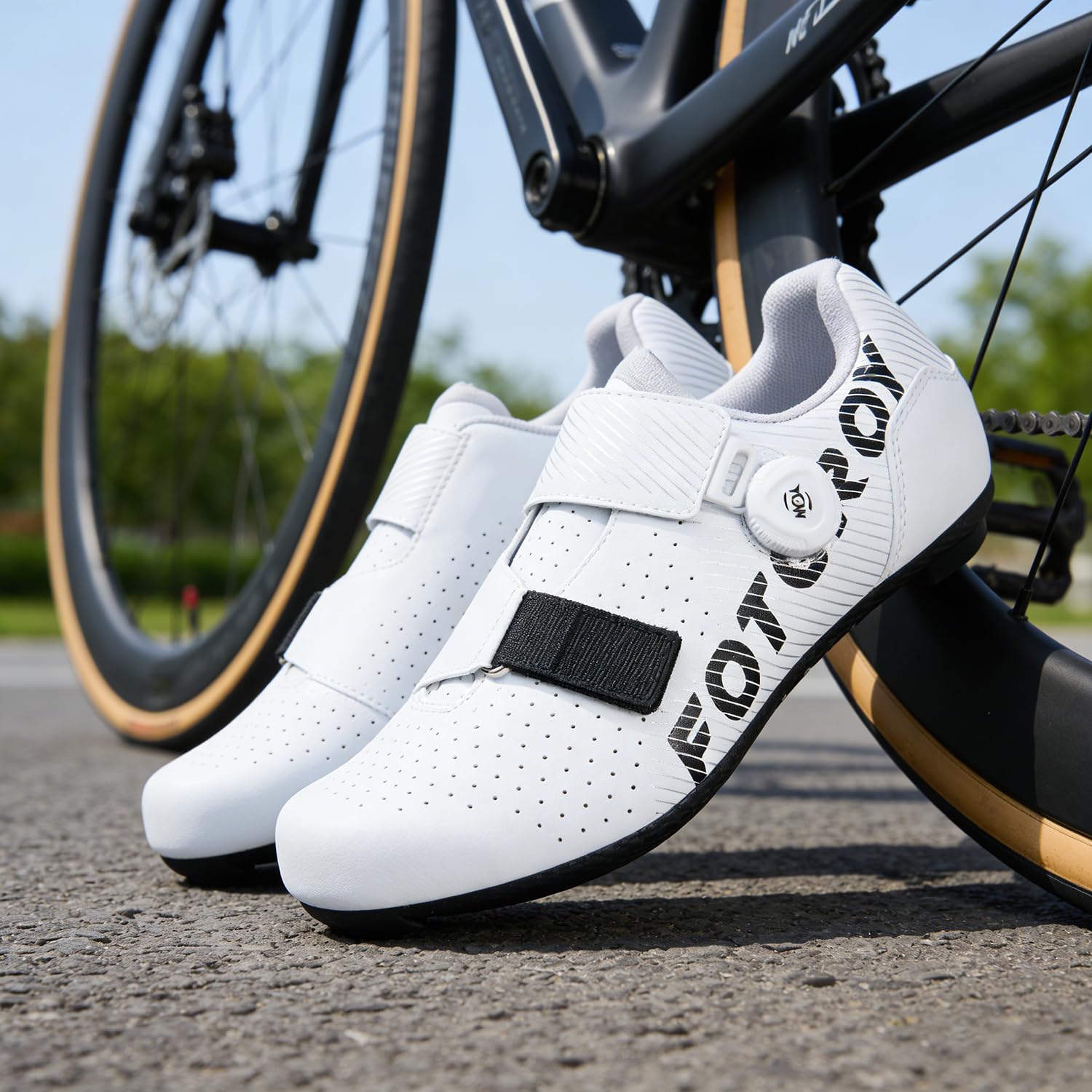 Herren Road Fahrradschuhe kompatibel mit SPD-SL Pedalen, kompatible Installation KEO Cleats