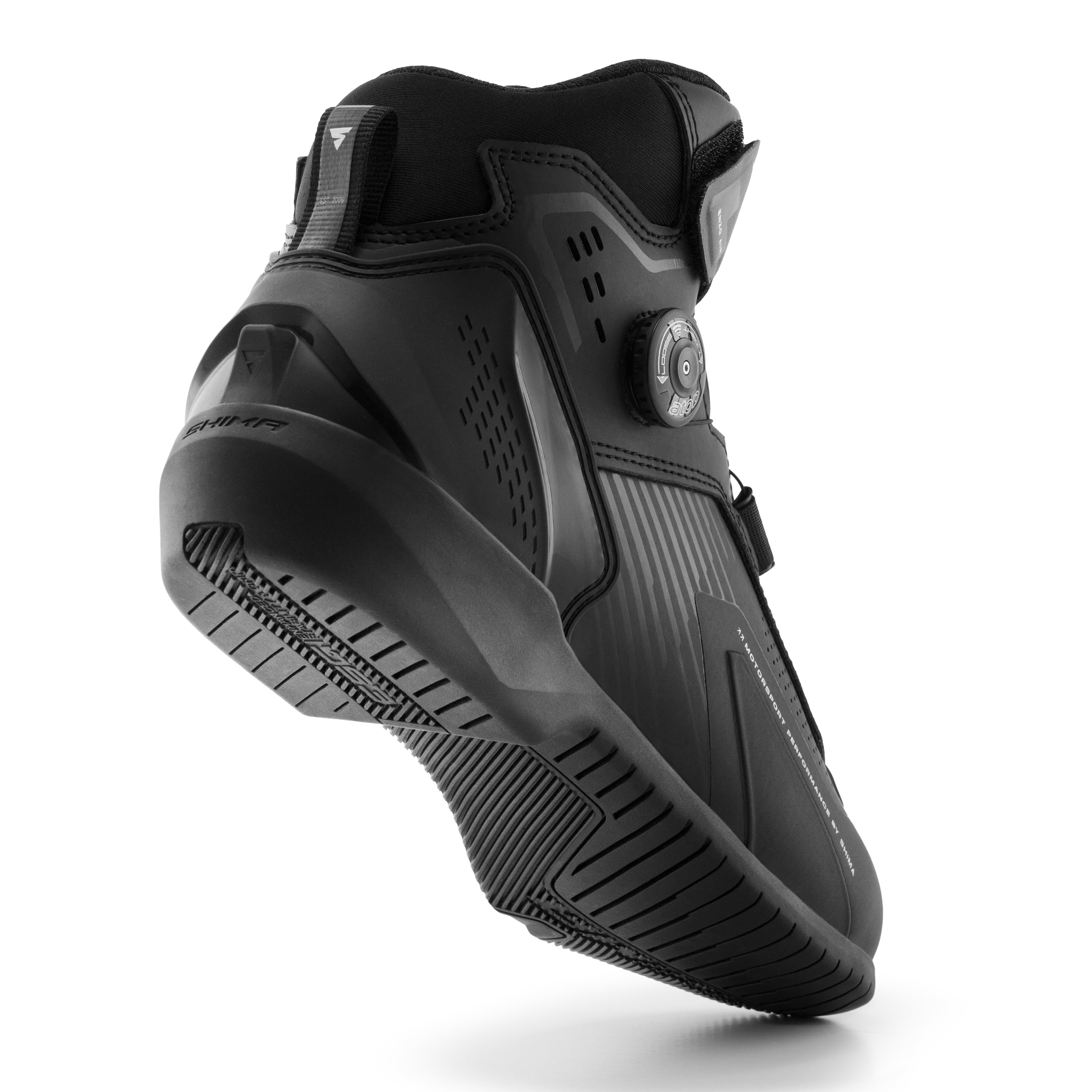 SHIMA Enzo Air Scarpe Moto Uomo Donna Pelle Impermeable Tutto L'Anno Scarpa Stivali Proteggi Touring Protezione Chiusura