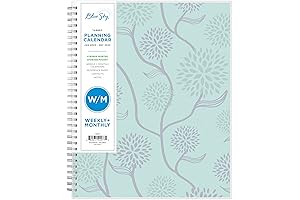 Blue Sky Weekly and Monthly Planner 2022-2023, Rue Du Flore