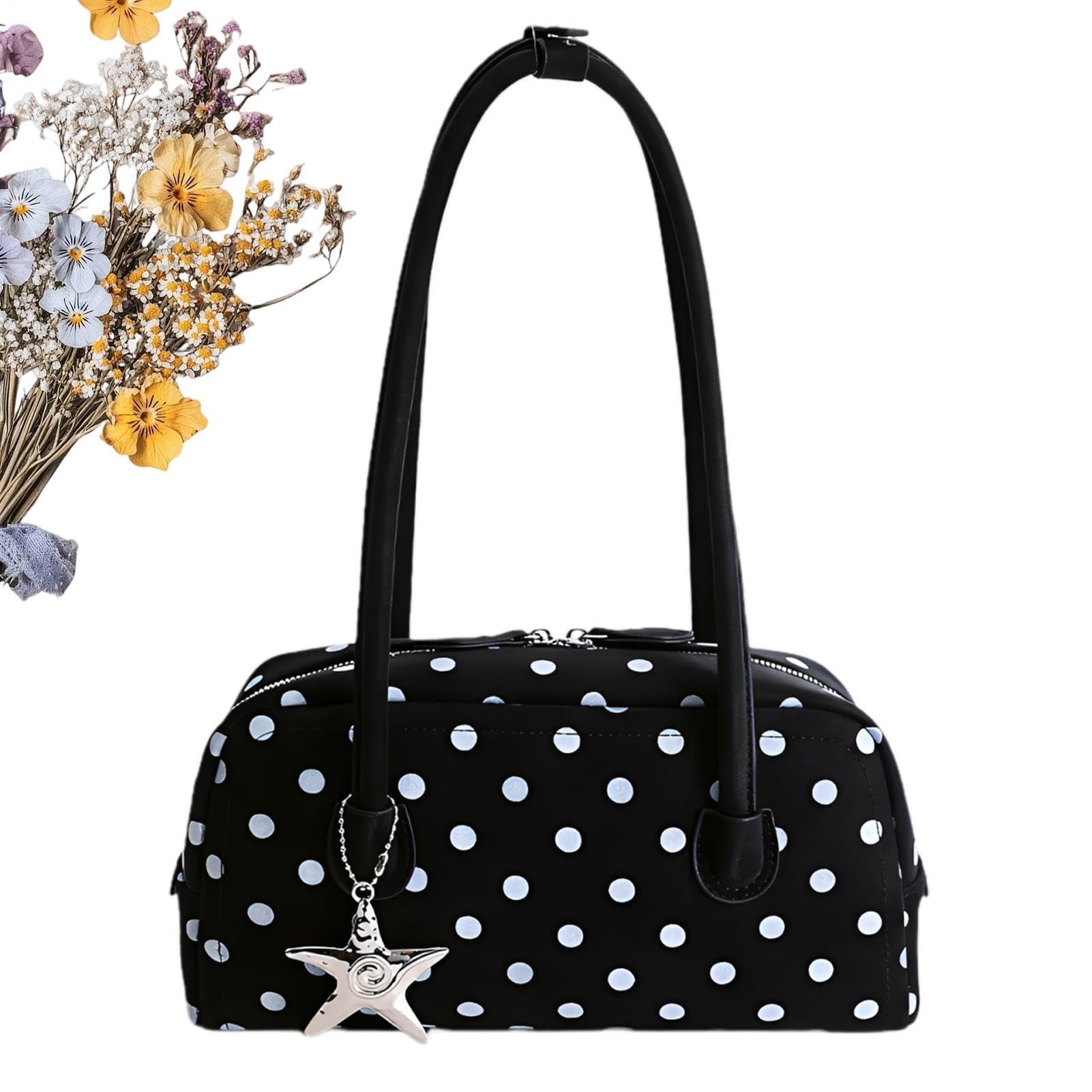 Sac Dot pour Femmes grand format avec poignée rétro chic - 8