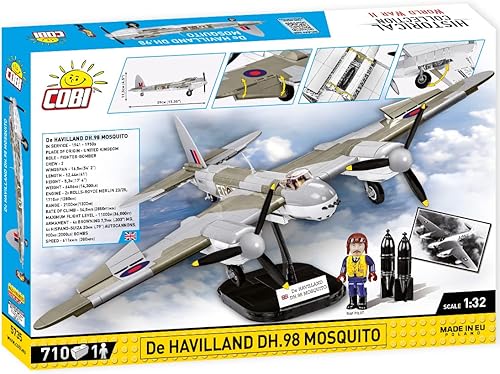 Miniatura 2 de COBI Colección Histórica WWII De Havilland DH.98 Mosquitero Avión, Madera