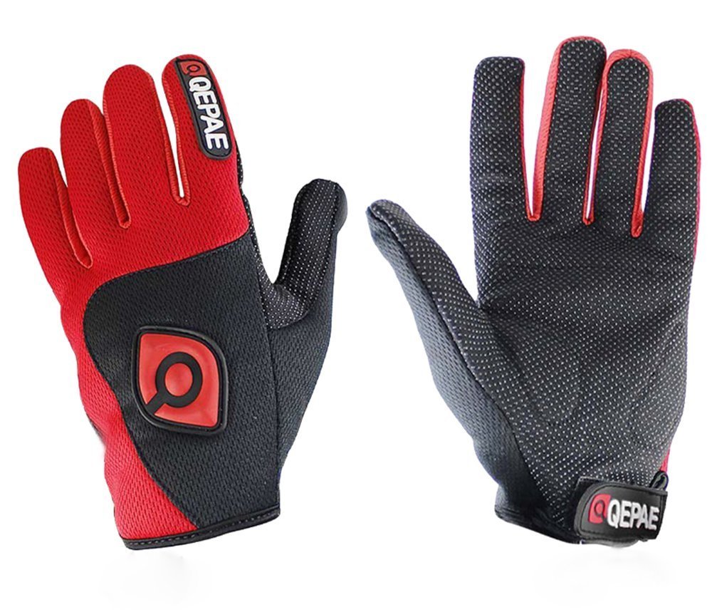 Full Finger Non-Slip Gel Pad Gloves Men's Women's Sportswear Cycling Riding Gloves Breathable