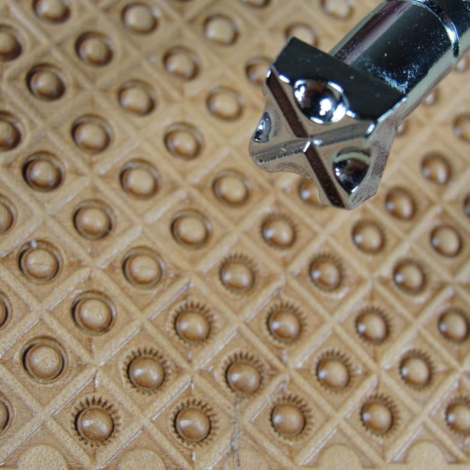 G542 X Geometric Stamp, Japan Select Leather Stamping Tool