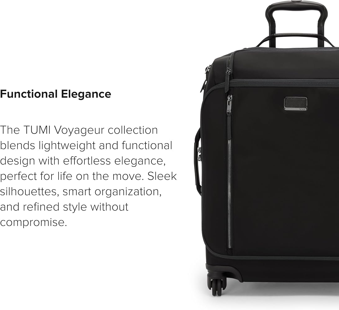 Amazon.com | TUMI Voyageur Leger 4 Wheeled Luggage, Black/Gunmetal