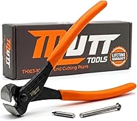 Vista 1 de Mutt Tools - Alicates de corte de extremo de 8 pulgadas resistentes - Herramienta de pinzas CRV - Alicates para extractor de uñas, herramienta