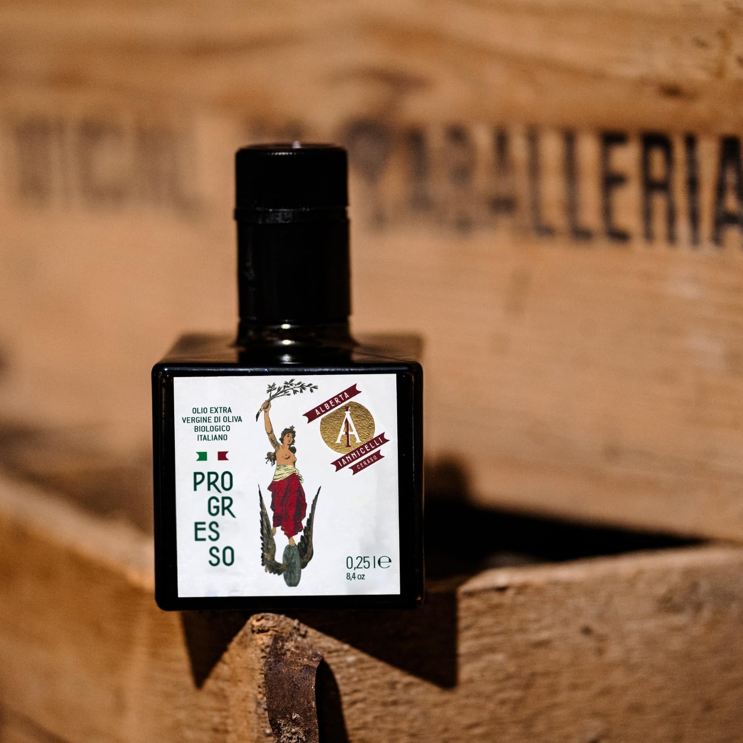 Sopraffino di Ceraso - Aceite Extra Virgen de Oliva Orgánico - 100% Italiano - Alberta Iannicelli Azienda Agricola (250 ml x 12)