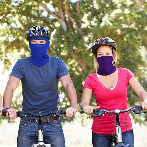 Miniatura 7 de Syhood 6 Pcs Face Balaclava Cover Winter Windproof Mask Full Face Cover Polyester Ice Silk UV Protection for Outdoor Sports