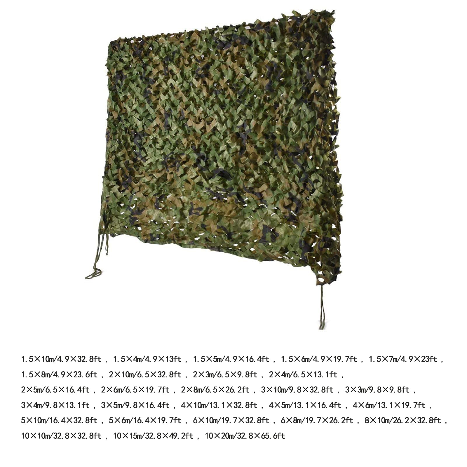 Dwuwarstwowa siatka maskująca, 5 x 5 m, na polowanie, kemping, strzelanie wojskowe, tkanina Oxford, ukrycie, las, osłona taktyczna, sprzęt outdoorowy