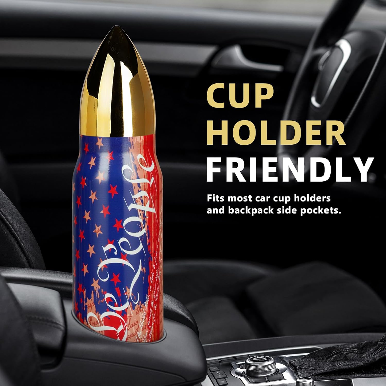 We the People 34 oz Bullet Tumbler - Funny Gift for Adults - Fishing Hunting Camping Mens Gifts Ideas - Gifts for Men Who Have Everything - Mens Valentines Day - Husband Him Men Stocking Stuffers 2026 - Image 8