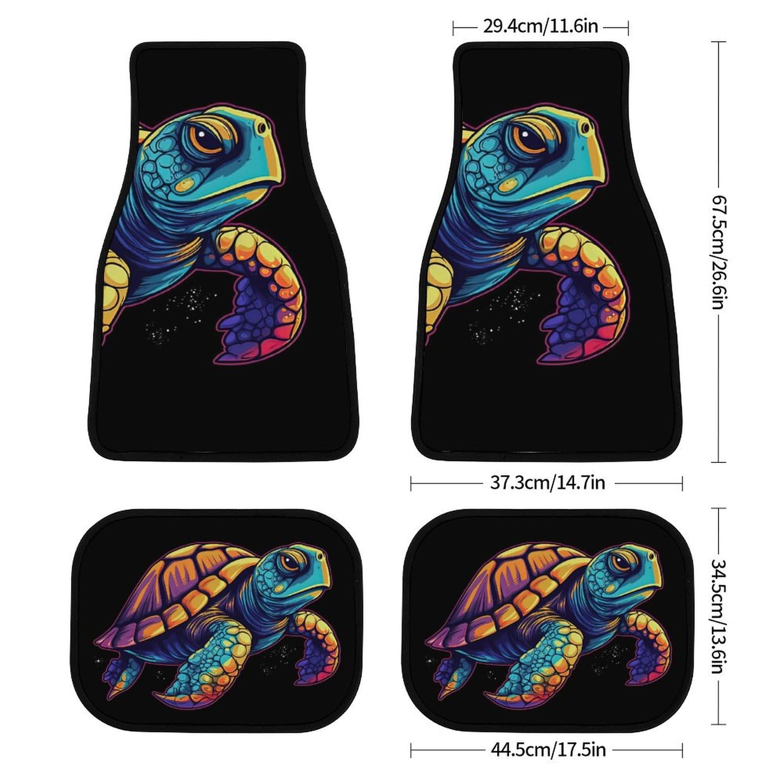 フロアマット　ウミガメ Amazon | トリッピータートルカーフロアマットセット