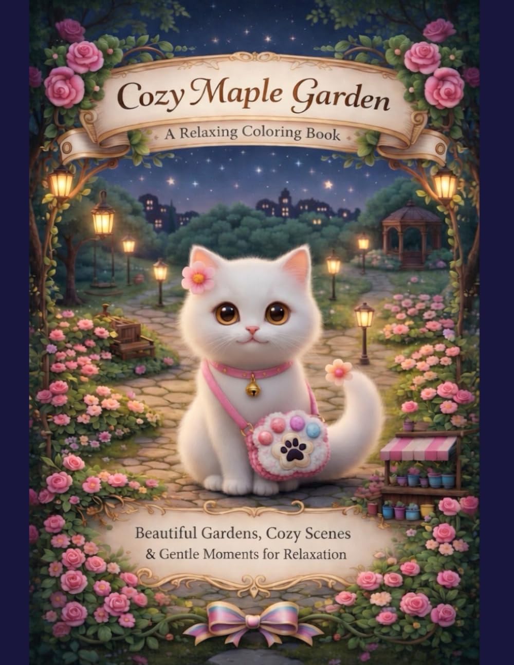 Cozy Maple Garden: A Relaxing Coloring Book (Luminami Cozy Collection)