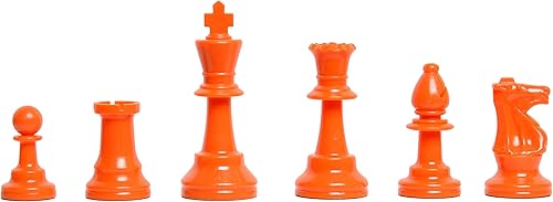 Miniatura 2 de The House of Staunton Ajedrez de plástico de colores reglamentarios - por la Federación de Ajedrez