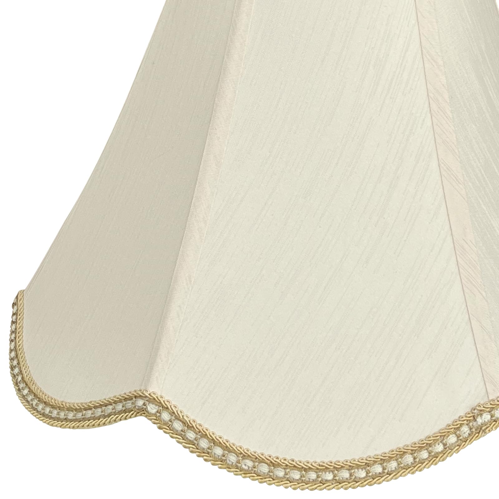 TOOTOO STAR Small Scalloped Lamp shades, 6' x 13' x 9.25' bell shaped Lampshade — product photo