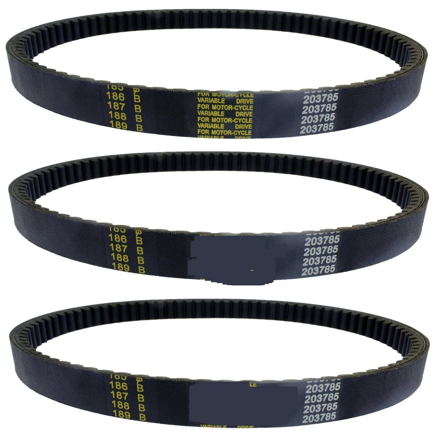Für Comet 203785 203785A Für Manco 12346 40 45 Serie Go Kart Drehmoment Konverter 3 Pcs Antriebsriemen Antriebsriemen