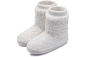 Women's Cozy Faux Fur Fleece Slipper Boots