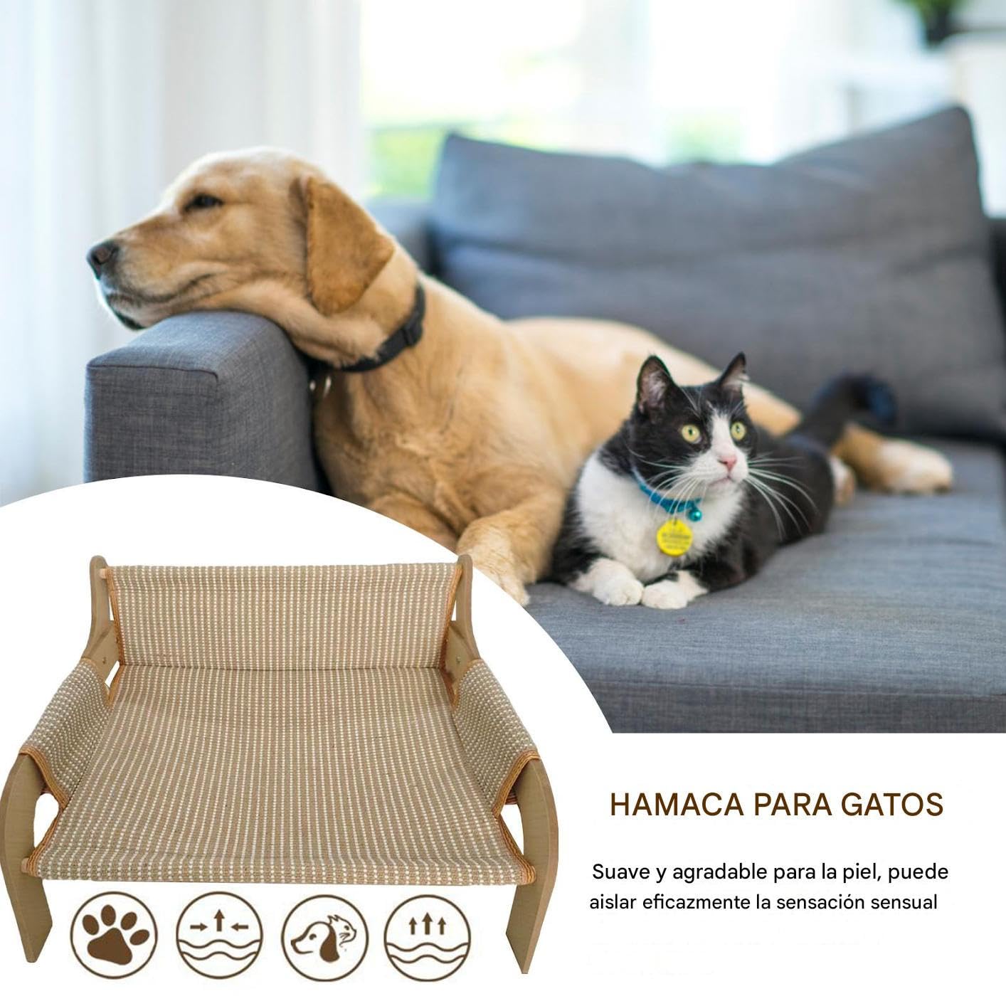 Genérico Sofá para | para Perros Y Cama para | Complemento de Frescura para Interior Exterior Verano Mascotas Pequeñas