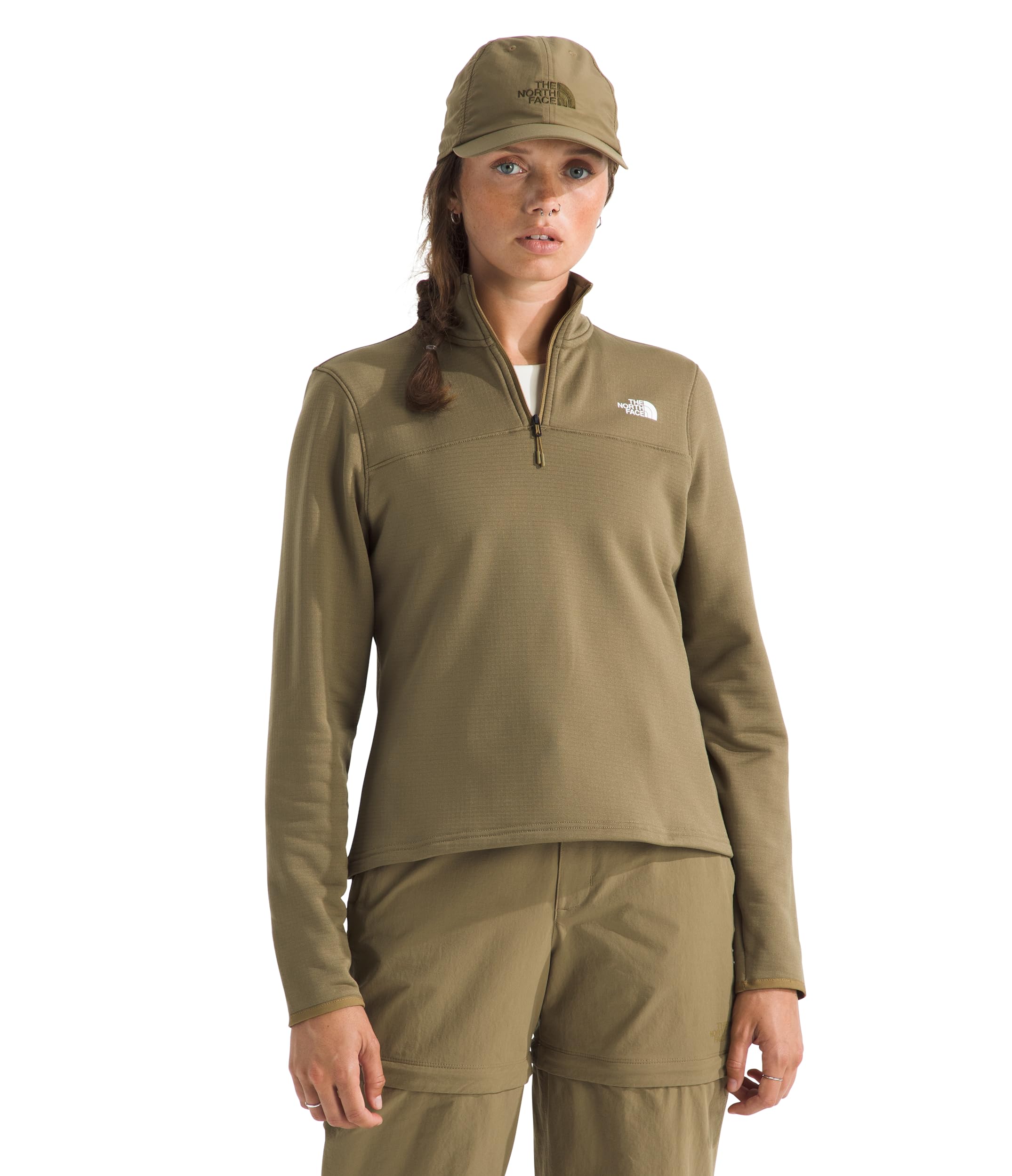 Amazon.com: The North Face Women's Cedar Trail Grid Fleece Quarter