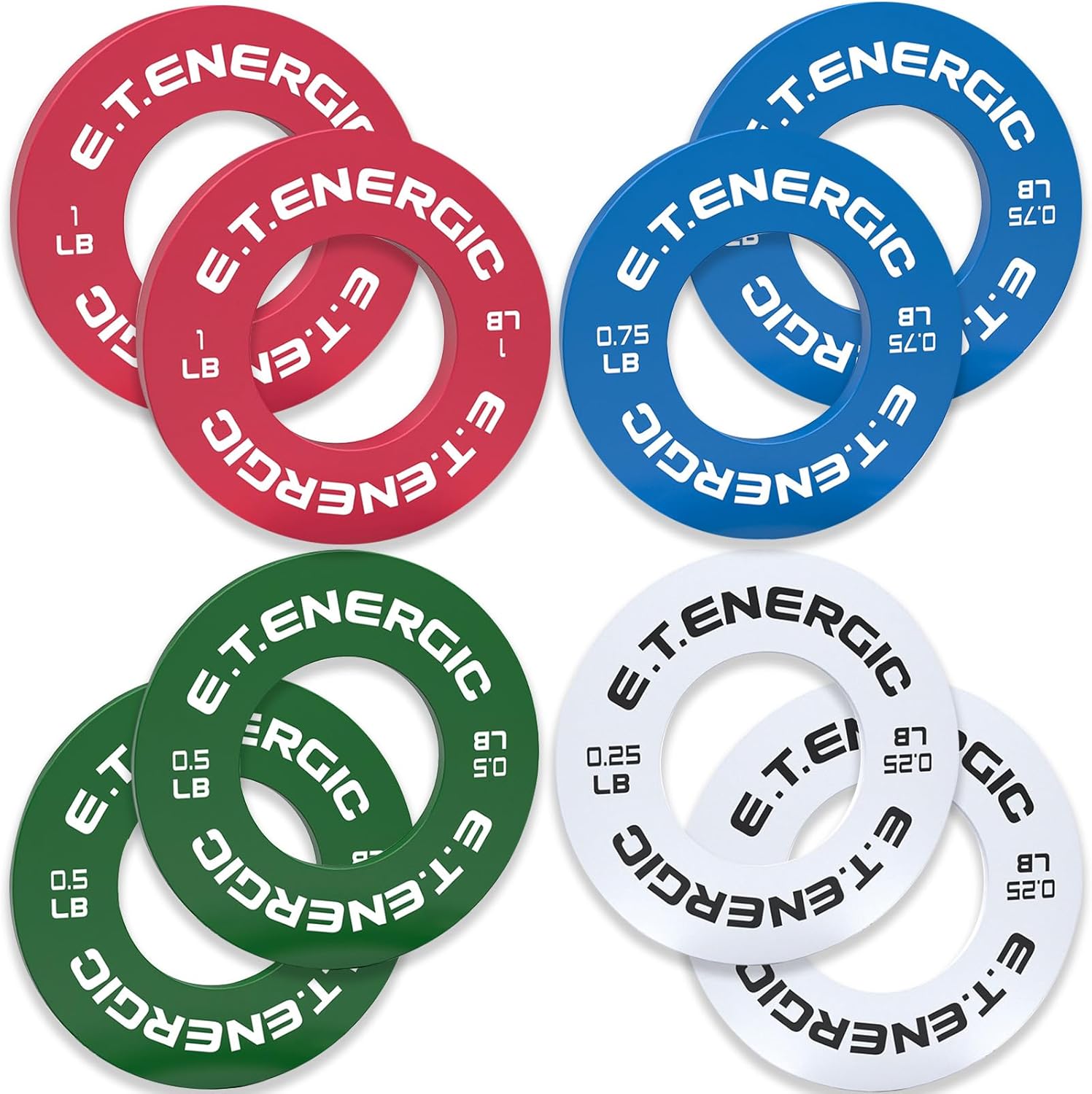 Fractional Weight Plates Set, Odorless Micro Weight Plates for Olympic Barbells for Change Plates Strength Training