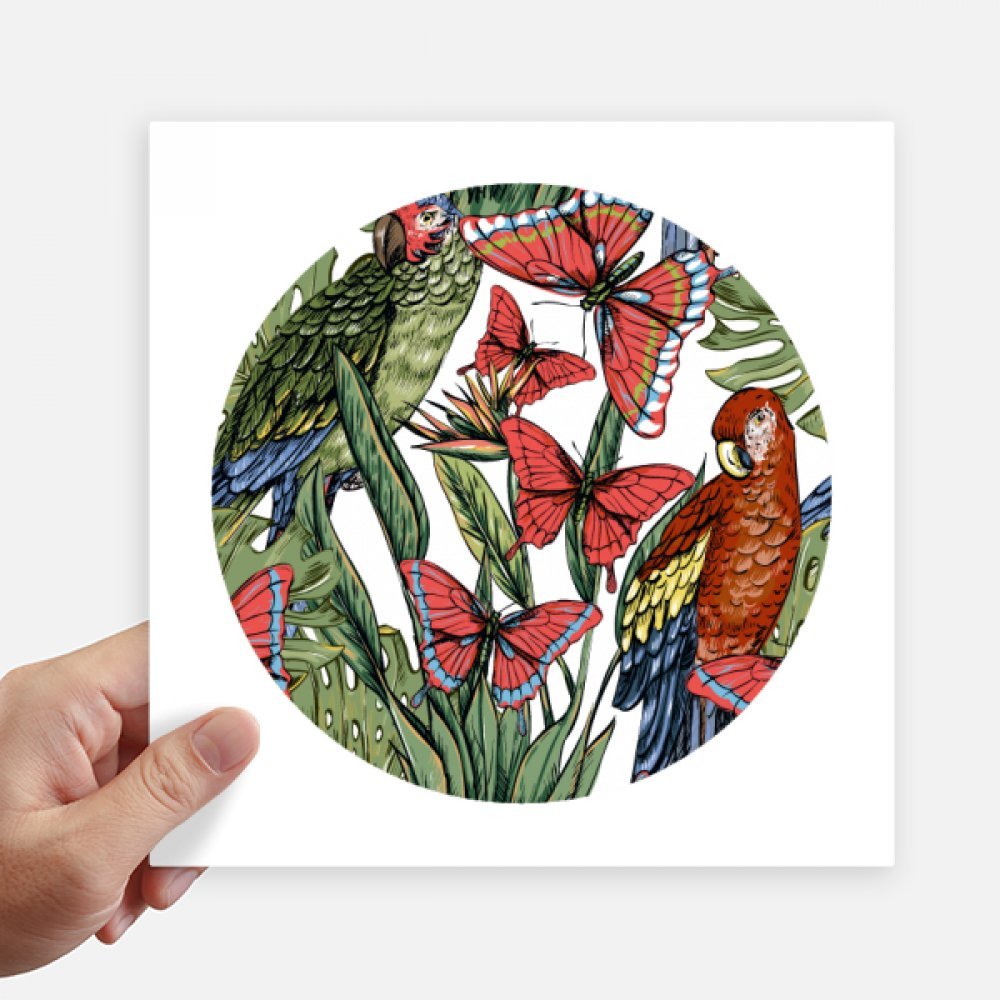 Decal 4Pcs 20cm x 20cm motif végétal pour customisation urbaine