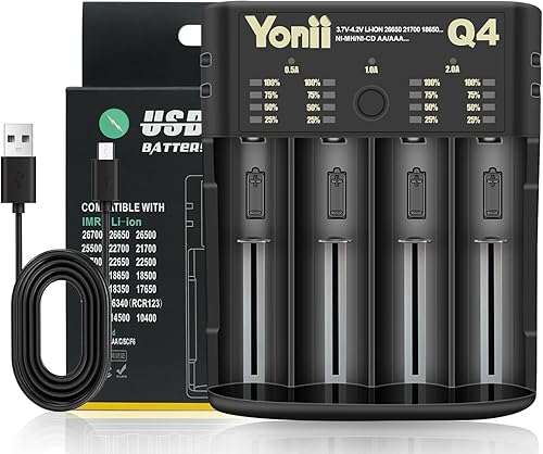 Cargador de batería 18650, cargador universal inteligente para baterías recargables Ni-MH Ni-Cd AA AAA Li-ion IMR 10440 14500 16340 RCR123A 26650 4