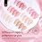 Beetles Jelly Gel Nail Polish Set, 6 Colors Jelly Gel Polish Kit Nude Pink Neutral Nail Art Design Sheer Translucent Gel Nail Kits Soak Off Uv Nail Lamp Cured Nail Manicure Gift for Women