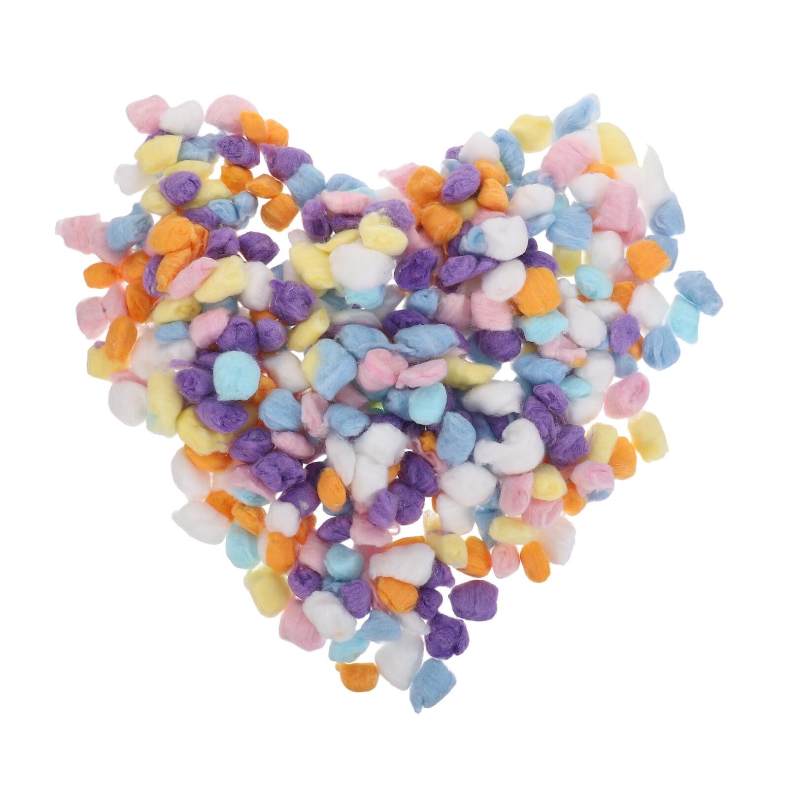 Ponpon Colorati in Cotone per Lavoretti, 1 Sacchetto 500g | Sfusi e Soffici, per Arti DIY e Addobbi Domestici, per Attività Creative in Famiglia