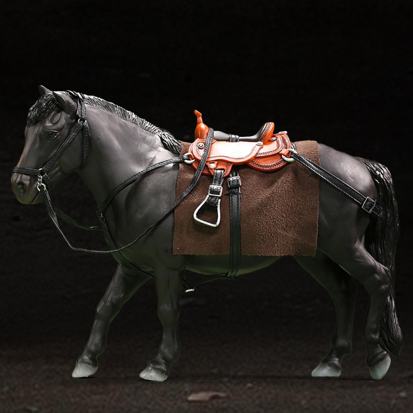 Amazon.co.jp: T Tooyful 1/12 スケール馬フィギュア、アクション