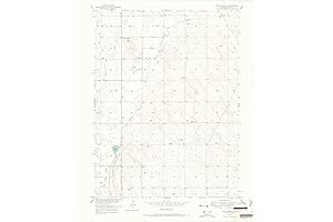 YellowMaps Topo Map of Klug Ranch CO Scale 1:24000