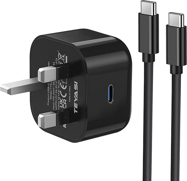 Samsung Fast Charger Plug and Cable Super Fast Charge for Samsung Galaxy S23/S23+/S22/S21/S21fe/S20/S20fe/A04S/A14/A13/A33/A34/A53/A54/S10/S9,iPhone 15/15 Plus/15 Pro/15 Pro Max,Type C Cable and Plug