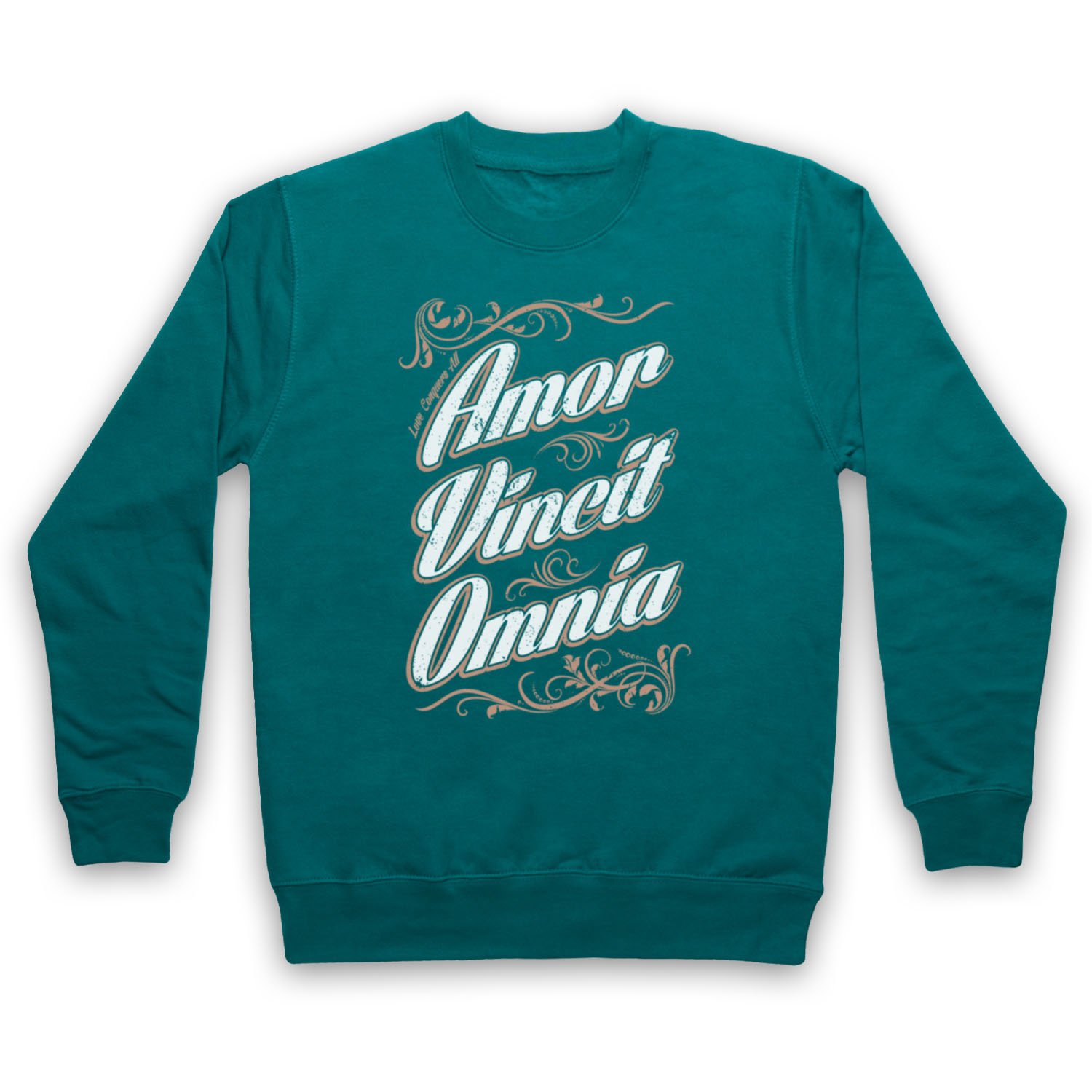 My Icon Art & ClothingAmor Vincit Omnia Love Conquers All Adults Sweatshirt