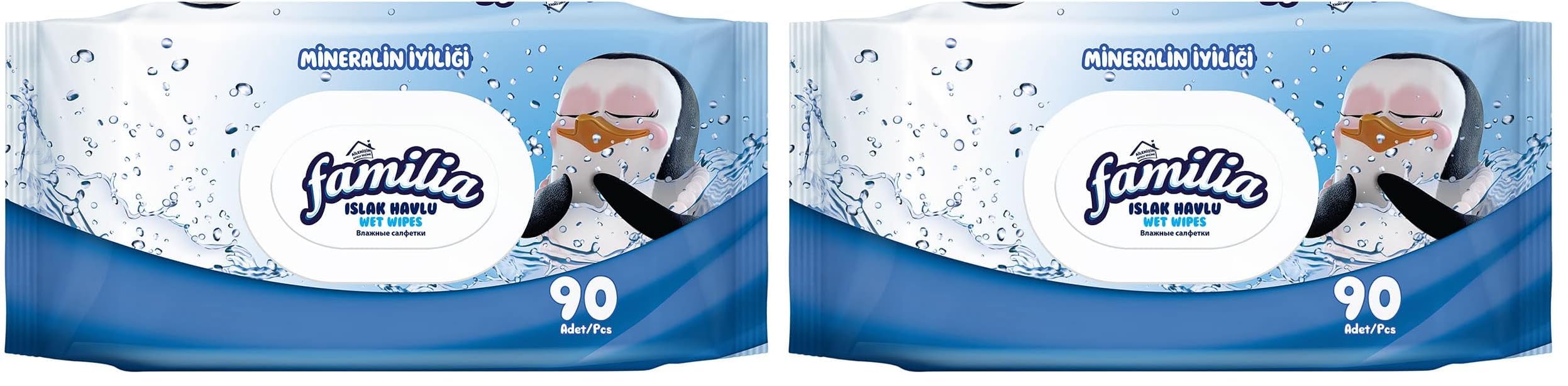Familia Mineralli Islak Havlu 90 Yaprak 2li paket