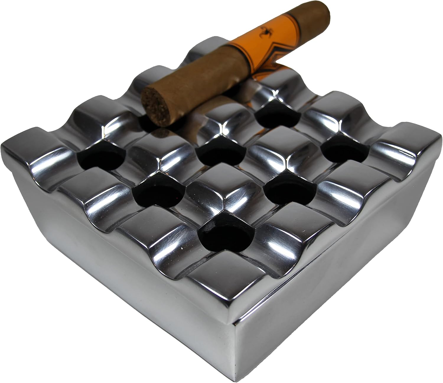 Cigar Ashtray For Men & Women Durable handcrafted for Cigarillos cigarettes small Cigar Ash Tray for indoor and outdoor - Wind Resistant Ashtray for small Cigars to Cigarillos, (65)
