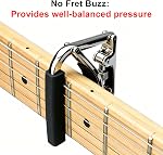 Guitar Capo for Acoustic and Electric Guitars - Adjustable Capo with Memory Tension-Bright Chrome Color.