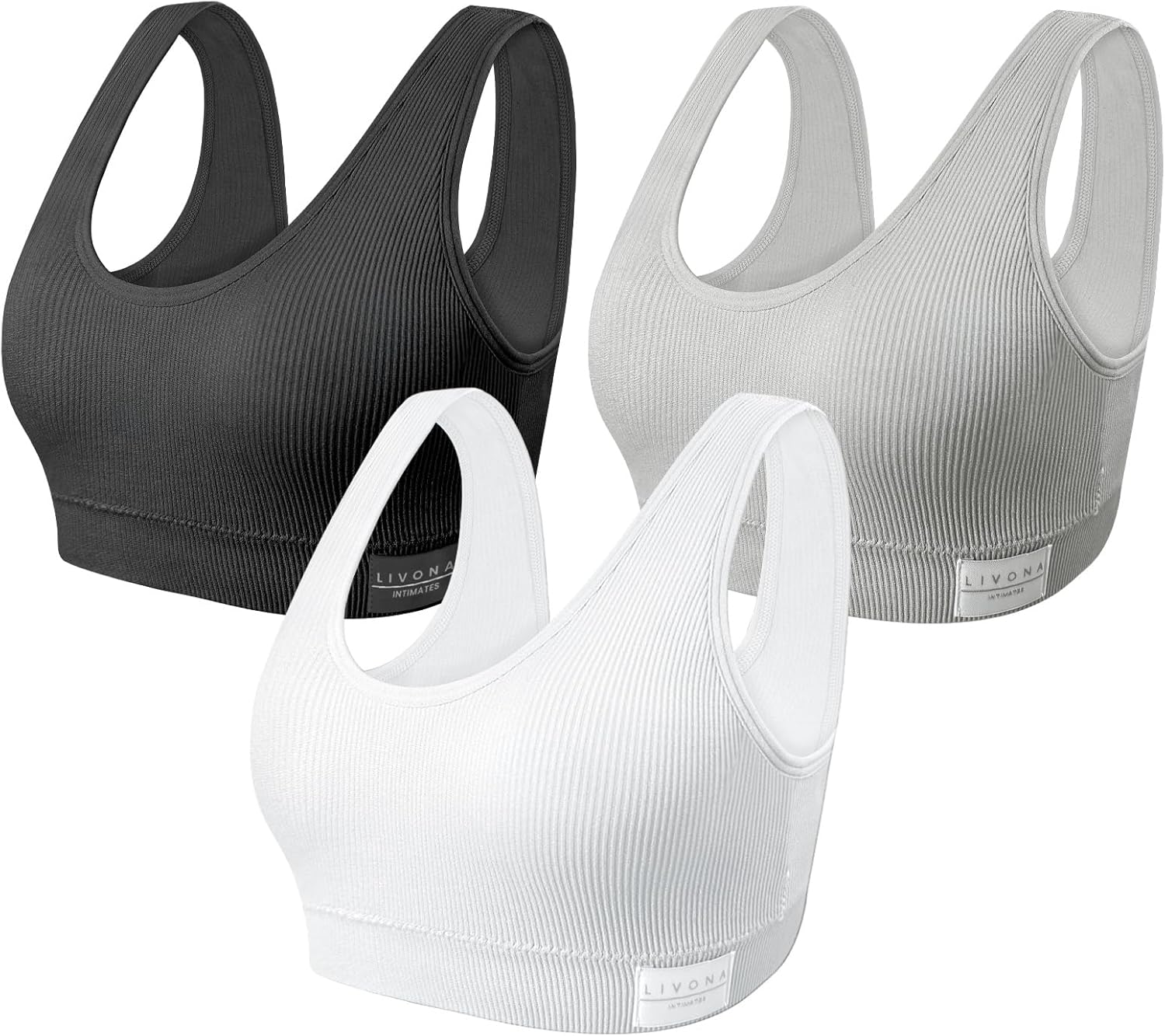 Training Bras for Girls 6-14 Sports Seamless Bra with Removable Padding Bras