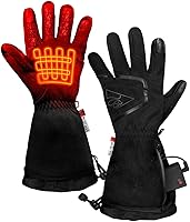 Vista 4 de ActionHeat Guantes térmicos Featherweight AA con pilas para hombre, para clima frío, caza de invierno, esquí, caminar